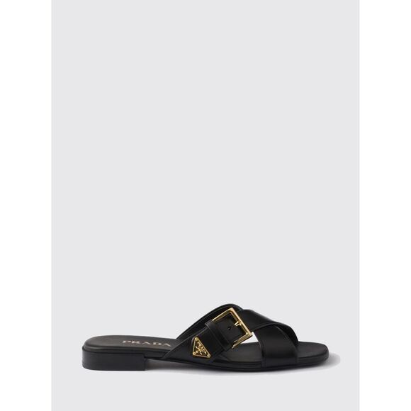 PRADA Handbags - Prada Heeled Sandal Woman Black